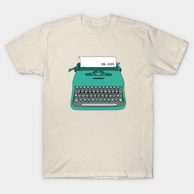 Typewriter T-Shirt by MrJoke